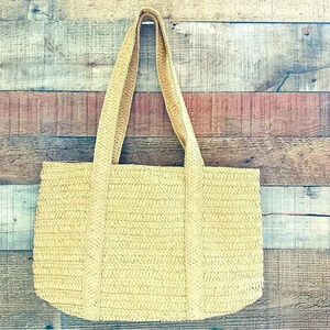Draper James Straw Tote Bag
